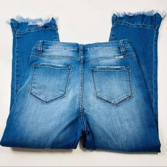 KANCAN Iverson Ultra High Rise Cropped Slim Straight Jeans Size‎ 29 - Picture 8 of 10